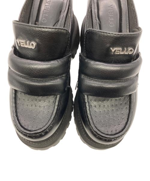 YELLO（イエロ）YELLO (イエロ) 厚底ローファー ブラック サイズ:Sの古着・服飾アイテム