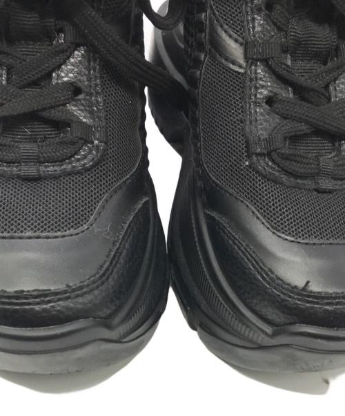 YELLO（イエロ）YELLO (イエロ) KERRI SABOT SNEAKERS ブラック サイズ:Sの古着・服飾アイテム