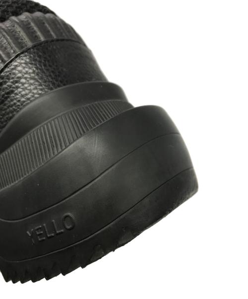 YELLO（イエロ）YELLO (イエロ) KERRI SABOT SNEAKERS ブラック サイズ:Sの古着・服飾アイテム