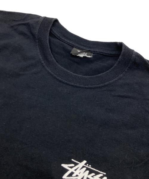 stussy（ステューシー）stussy (ステューシー) NO BAD DAYSフラワープリントTシャツ ブラック サイズ:Sの古着・服飾アイテム