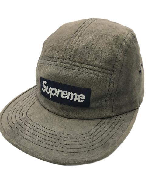 SUPREME（シュプリーム）SUPREME (シュプリーム) Suede Camp Cap グレーの古着・服飾アイテム