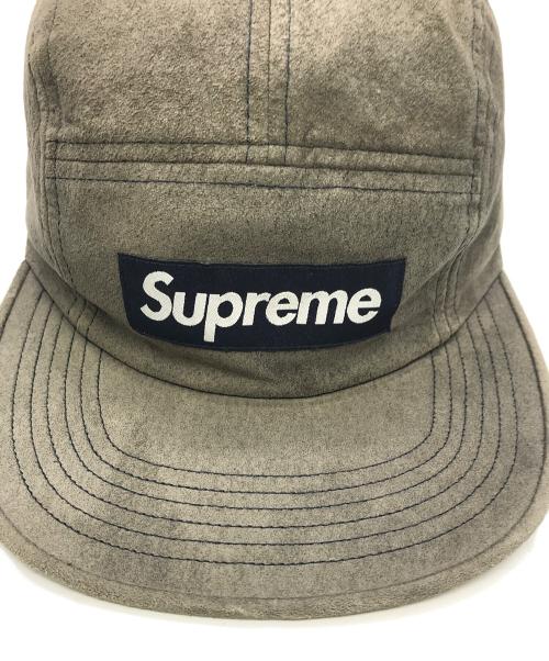 SUPREME（シュプリーム）SUPREME (シュプリーム) Suede Camp Cap グレーの古着・服飾アイテム
