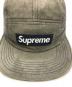 中古・古着 SUPREME (シュプリーム) Suede Camp Cap グレー：12000円