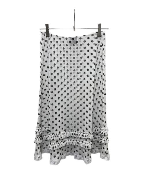 Her Praha（ハープラハ）Her Praha (ハープラハ) ドットチュールスカート ホワイト サイズ:	SIZE Freeの古着・服飾アイテム