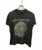 Whitesnakeホワイトスネイク）の古着「80s サーペンスアルバムツアーTEE」｜ブラック