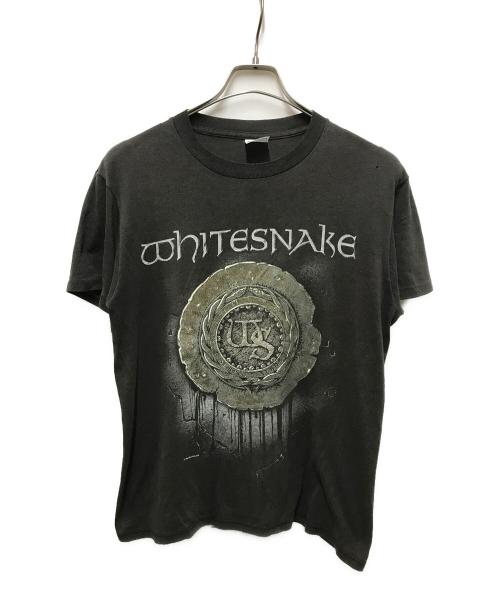 Whitesnake（ホワイトスネイク）Whitesnake (ホワイトスネイク) 80s サーペンスアルバムツアーTEE ブラック サイズ:	SIZE Mの古着・服飾アイテム
