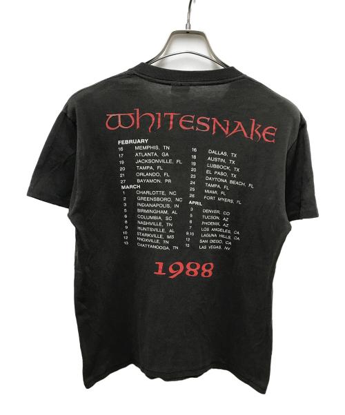Whitesnake（ホワイトスネイク）Whitesnake (ホワイトスネイク) 80s サーペンスアルバムツアーTEE ブラック サイズ:	SIZE Mの古着・服飾アイテム