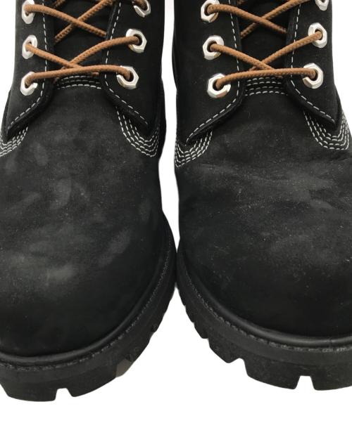 Timberland（ティンバーランド）Timberland (ティンバーランド) プレミアム 6インチ スエード レースアップ ショートブーツ ブラック サイズ:US9の古着・服飾アイテム