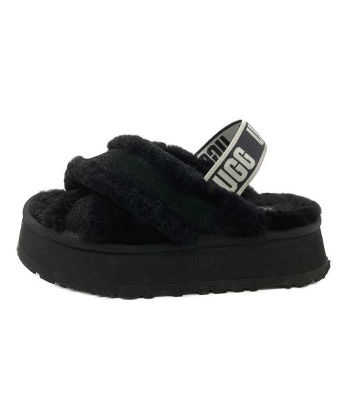UGG（アグ）UGG (アグ) Disco Cross Slide ブラック サイズ:	SIZE US6 (23cm)の古着・服飾アイテム