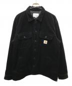 Carhartt WIPカーハート ワークインプログレス）の古着「Whitesome shirt jac」｜ブラック
