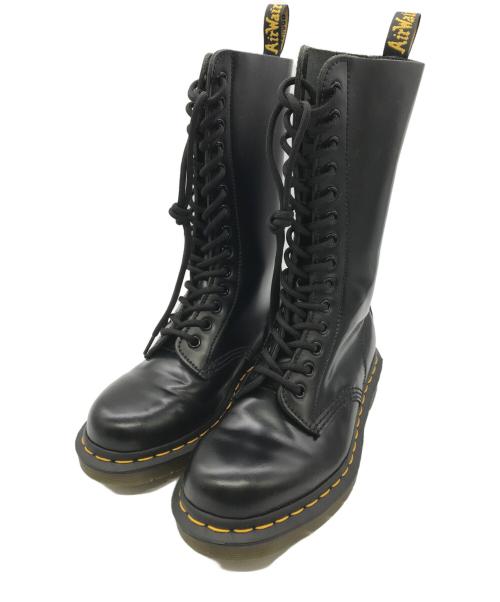 Dr.Martens（ドクターマーチン）Dr.Martens (ドクターマーチン) 14ホールブーツ ブラック サイズ:UK3(22)の古着・服飾アイテム