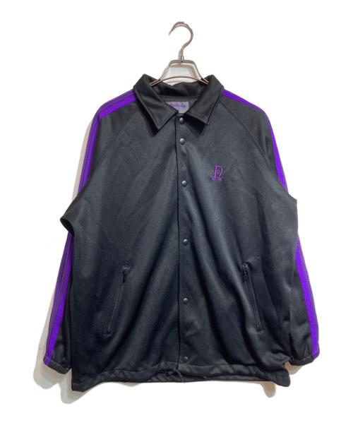 NEPENTHES（ネペンテス）NEPENTHES (ネペンテス) BEAMS (ビームス) 別注トラックジャケット ブラック×パープル サイズ:Lの古着・服飾アイテム