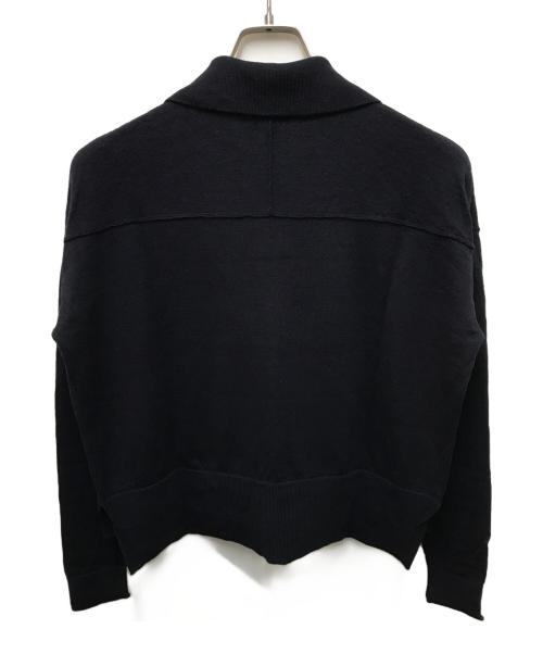 WE-AR4（-）WE-AR4 (-) ニットポロシャツ ネイビー サイズ:XSの古着・服飾アイテム