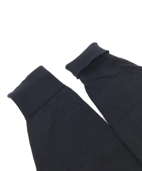 WE-AR4（-）WE-AR4 (-) ニットポロシャツ ネイビー サイズ:XSの古着・服飾アイテム