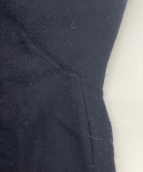 WE-AR4（-）WE-AR4 (-) ニットポロシャツ ネイビー サイズ:XSの古着・服飾アイテム