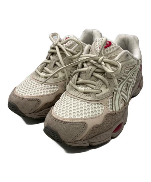 asics（アシックス）asics (アシックス) GEL-NYC Cream/Moonrock グレー サイズ:US5 1/2の古着・服飾アイテム