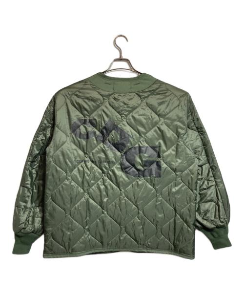 CDG（シーディージー）CDG (シーディージー) ALPHA (アルファ) キルティングライナージャケット グリーン サイズ:Lの古着・服飾アイテム