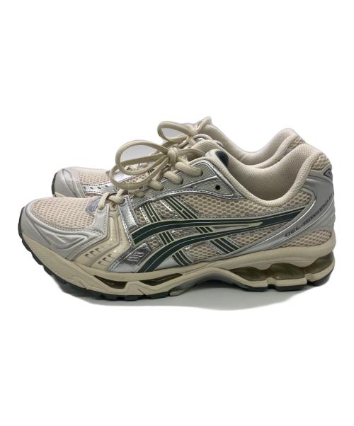 asics（アシックス）asics (アシックス) GEL-KAYANO 14　Birch/Dark Pewter アイボリー サイズ: US9 1/2(27.5)の古着・服飾アイテム