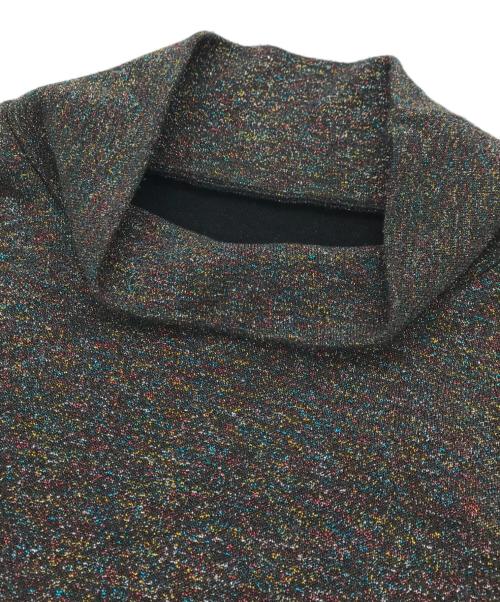 BED J.W. FORD（ベッドフォード）BED J.W. FORD (ベッドフォード) Gritter Turtleneck ラメカットソー グレー サイズ:1の古着・服飾アイテム