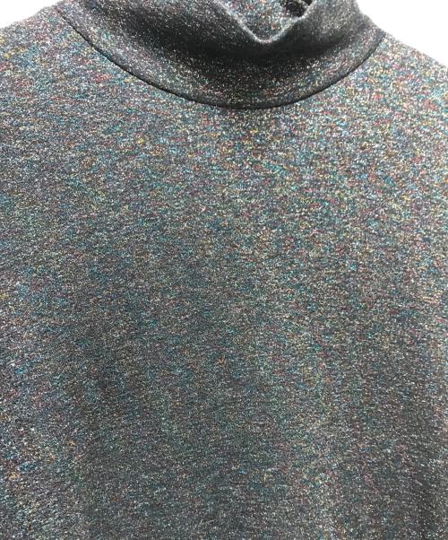 BED J.W. FORD（ベッドフォード）BED J.W. FORD (ベッドフォード) Gritter Turtleneck ラメカットソー グレー サイズ:1の古着・服飾アイテム