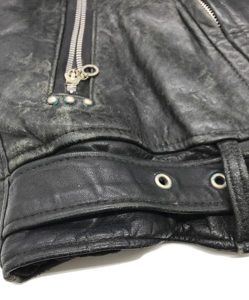 RALPH EDWARDS（ラルフエドワーズ）RALPH EDWARDS (ラルフエドワーズ) ライダースジャケット ブラック サイズ:不明の古着・服飾アイテム