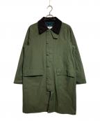 Barbourバブアー）の古着「WATERPROOF SLIM BURGHLEY JACKET」｜オリーブ