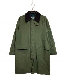 Barbour（バブアー）の古着「WATERPROOF SLIM BURGHLEY JACKET」｜オリーブ