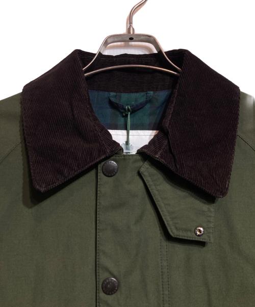 Barbour（バブアー）Barbour (バブアー) WATERPROOF SLIM BURGHLEY JACKET オリーブ サイズ:Mの古着・服飾アイテム