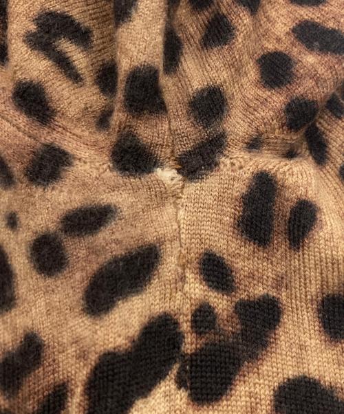 DOLCE & GABBANA（ドルチェ＆ガッバーナ）DOLCE & GABBANA (ドルチェ＆ガッバーナ) レオパードカーディガン ブラウン サイズ:38の古着・服飾アイテム