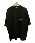 ANTIDOTE BUYERS CLUBアンチドートバイヤーズクラブ）の古着「Over Sized Logo S/S Tee」｜ブラック