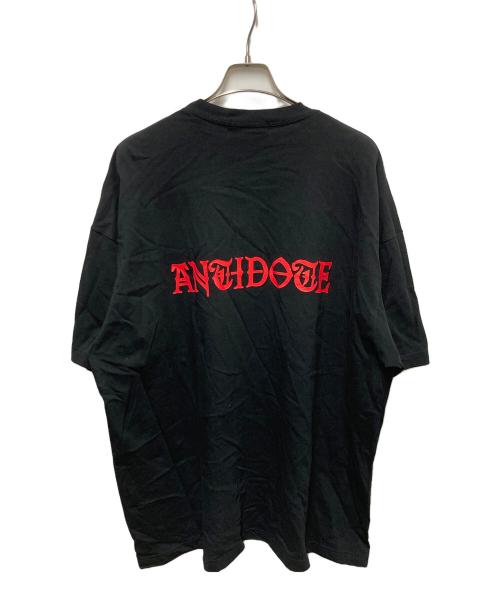 ANTIDOTE BUYERS CLUB（アンチドートバイヤーズクラブ）ANTIDOTE BUYERS CLUB (アンチドートバイヤーズクラブ) Over Sized Logo S/S Tee ブラック サイズ:Sの古着・服飾アイテム