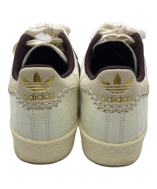 adidas（アディダス）adidas (アディダス) WALES BONNER (ウェールズボナー) SUPERSTAR WONWHI/CONAVY/NGTRED ベージュ サイズ:US9（27）の古着・服飾アイテム