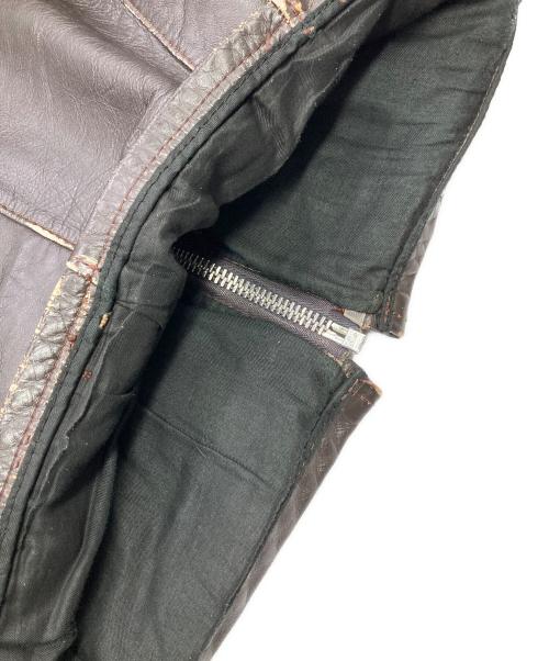 VANSON（バンソン）VANSON (バンソン) ライダースジャケット ブラウン サイズ:３８の古着・服飾アイテム