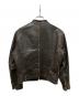 VANSON (バンソン) ライダースジャケット ブラウン サイズ:３８：19000円