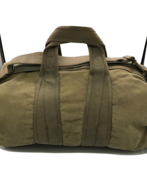 POLO RALPH LAUREN（ポロ・ラルフローレン）POLO RALPH LAUREN (ポロ・ラルフローレン) アビエイターキットキャンバスバッグ ブラウンの古着・服飾アイテム