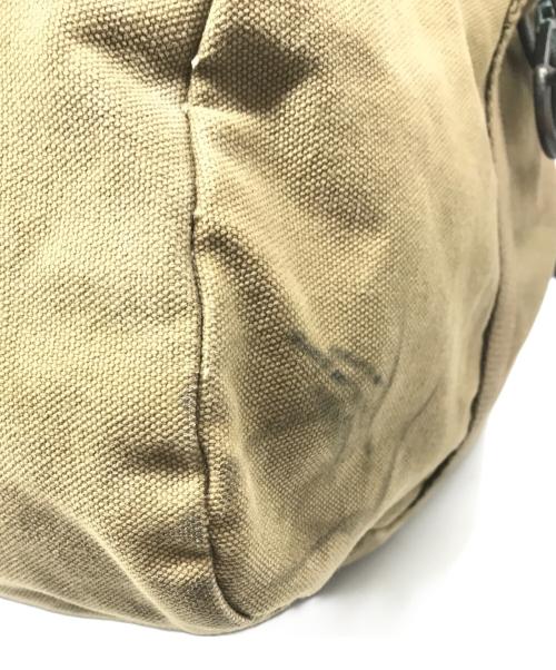 POLO RALPH LAUREN（ポロ・ラルフローレン）POLO RALPH LAUREN (ポロ・ラルフローレン) アビエイターキットキャンバスバッグ ブラウンの古着・服飾アイテム