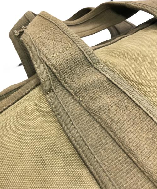POLO RALPH LAUREN（ポロ・ラルフローレン）POLO RALPH LAUREN (ポロ・ラルフローレン) アビエイターキットキャンバスバッグ ブラウンの古着・服飾アイテム