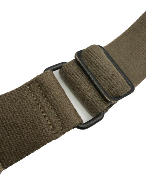 POLO RALPH LAUREN（ポロ・ラルフローレン）POLO RALPH LAUREN (ポロ・ラルフローレン) アビエイターキットキャンバスバッグ ブラウンの古着・服飾アイテム