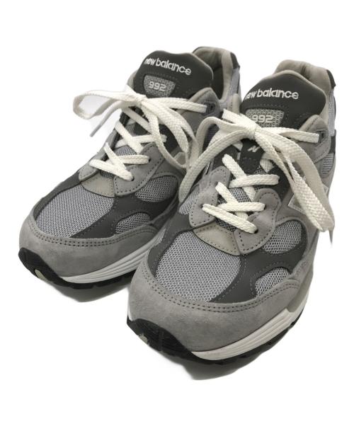 NEW BALANCE（ニューバランス）NEW BALANCE (ニューバランス) ローカットスニーカー グレー サイズ:US9 1/2（27.5）の古着・服飾アイテム