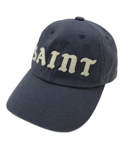 SAINT MICHAEL（セントマイケル）SAINT MICHAEL (セントマイケル) 6PANEL CAP ネイビーの古着・服飾アイテム