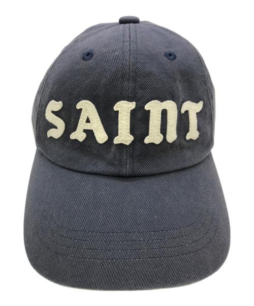 SAINT MICHAEL（セントマイケル）SAINT MICHAEL (セントマイケル) 6PANEL CAP ネイビーの古着・服飾アイテム