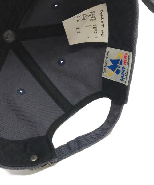 SAINT MICHAEL（セントマイケル）SAINT MICHAEL (セントマイケル) 6PANEL CAP ネイビーの古着・服飾アイテム