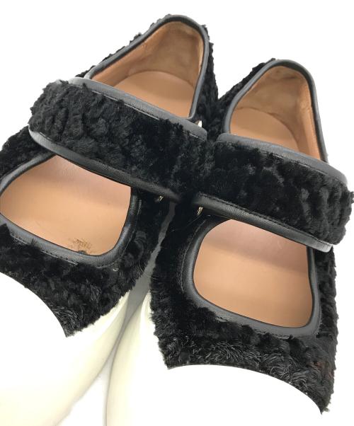 MARNI（マルニ）MARNI (マルニ) PABLOボアメリージェーンシューズ ブラック サイズ:38の古着・服飾アイテム