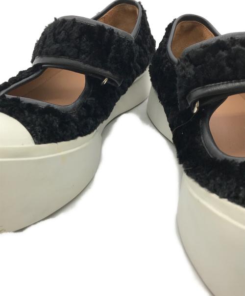 MARNI（マルニ）MARNI (マルニ) PABLOボアメリージェーンシューズ ブラック サイズ:38の古着・服飾アイテム