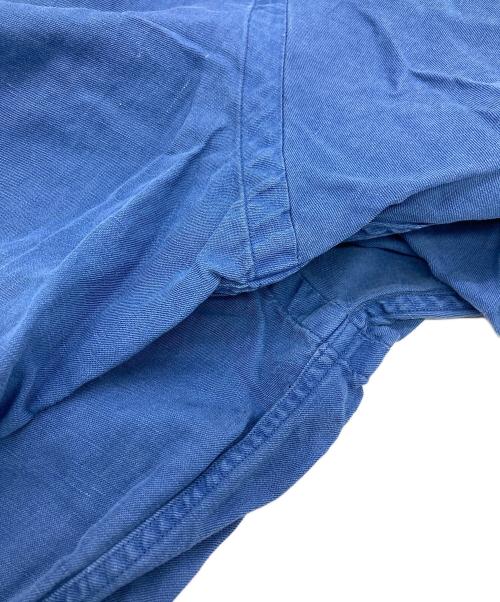 POLO RALPH LAUREN（ポロ・ラルフローレン）POLO RALPH LAUREN (ポロ・ラルフローレン) リネンシルクオープンカラーシャツ ブルー サイズ:	SIZE 2XLの古着・服飾アイテム