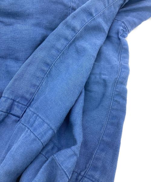 POLO RALPH LAUREN（ポロ・ラルフローレン）POLO RALPH LAUREN (ポロ・ラルフローレン) リネンシルクオープンカラーシャツ ブルー サイズ:	SIZE 2XLの古着・服飾アイテム