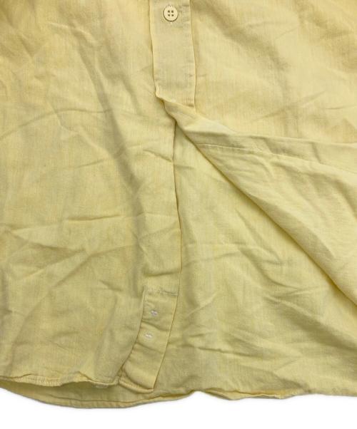 OLD GUCCI（グッチ）OLD GUCCI (グッチ) ポケットワンポイントロゴシャツ イエロー サイズ:38の古着・服飾アイテム