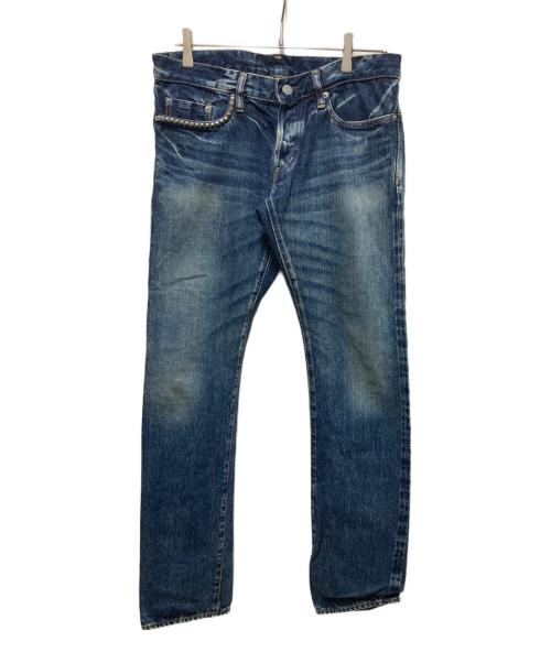 Hysteric Glamour（ヒステリックグラマー）Hysteric Glamour (ヒステリックグラマー) スタッズデニムパンツ インディゴ サイズ:32の古着・服飾アイテム
