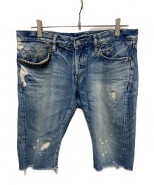 Hysteric Glamour（ヒステリックグラマー）の古着「スタッズデニムショーツ」｜インディゴ