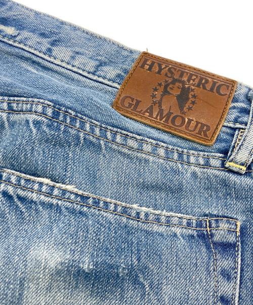 Hysteric Glamour（ヒステリックグラマー）Hysteric Glamour (ヒステリックグラマー) スタッズデニムショーツ インディゴ サイズ:34の古着・服飾アイテム